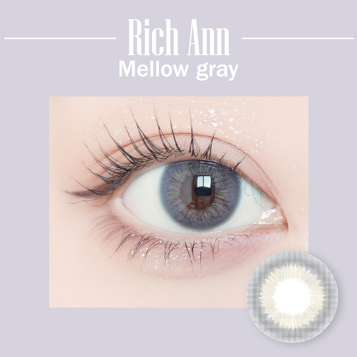 【ワンデー】メロウ/10p/メロウグレー