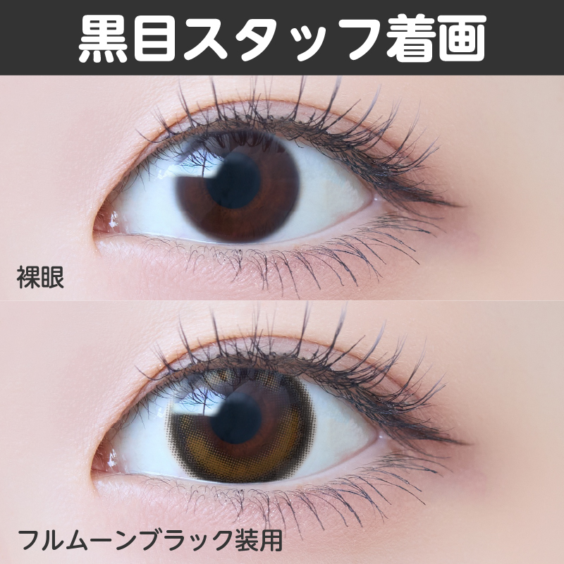 New！【ワンデー】ルナンルミエ/10p/フルムーンブラック